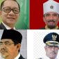 Taufik Madjid, Husain Syah, Capt. H. Ali Ibrahim dan Muhammad Kasuba. (Rakyatmu)