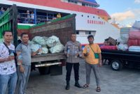 Barang Bukti Yang Diamankan di Pelabuhan Ahmad Yani Ternate. (Rakyatmu)