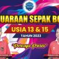 Ketua Panitia dan Sekretaris Panitia Kejuaraan Sepakbola Usia 13 dan 15 tahun 2023. (Istimewa)