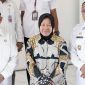 Mensos Tri Rismaharini Bersama Gubernur Maluku Utara Abdul Gani Kasuba dan Wali Kota Ternate M. Tauhid Soleman. (Istimewa)