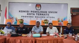 KPU Menetapkan DCS Anggota DPRD Kota Ternate. (Istimewa/Rakyatmu)