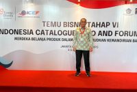 Wali Kota Ternate, M. Tauhid Soleman Menghadiri Tamu Bisnis ke VI Indonesia Expo and Forum. (Humas for Rakyatmu)