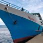 KM Fajar Mulia II Saat Bersandar di Dermaga Pelabuhan Mudaffar Sjah II Kota Ternate. (Rakyatmu)