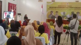 Pembukaan Kegiatan Bimbingan Teknis Ekspor Komoditas Pertanian. (Rakyatmu)