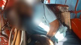 Om Loli ditemukan meninggal dunia di dalam becak miliknya. (Rakyatmu)