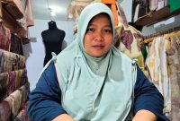 Nurjannah, Seorang Penyandang Difabel yang Maju Sebagai Bacaleg 2024 di Kota Ternate. (Rakyatmu)