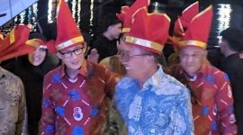 Wali Kota Ternate bersama Menparekraf di Festival F8 Makassar. (Rakyatmu)