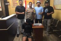 Pelaku Pencuraian Kotak Amal Diamankan di Polsek Utara. (Istimewa/Rakyatmu)