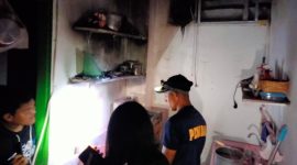 Dapur Kedai Sudut Hati yang Hampir Dilalap Api. (Rakyatmu)