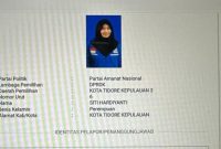 Bawaslu Tidore Kepulauan Menemukan Identitas Bacaleg Tidak sesuai Nama dan Foto. (Rakyatmu)