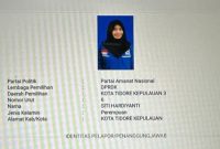 DPD PAN Kota Tidore Kepulauan Palsukan Berkas Bacaleg. (Rakyatmu)
