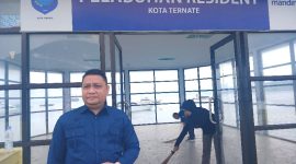 Kepala Dinas Perhubungan Kota Ternate Mochtar Hasyim. (Rakyatmu)