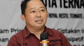 Ketua Panitia Sarasehan Istri Wali Kota se-Indonesia Rizal Marsaoly. (Ko Edo for Rakyatmu)