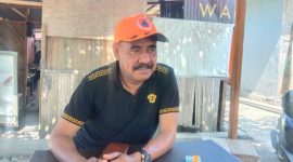 Kalak BPBD Kabupaten Kepulauan Sula, Buhari Buamona. (Rakyatmu)