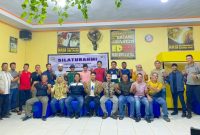 Pengurus PWI Sambangi Polres Kepulauan Sula. (Rakyatmu)