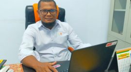 Divisi Penanganan Pelanggaran dan Penyelesaian Sengketa Bawaslu Kota Tidore, Isman M. Natsir. (Rakyatmu)