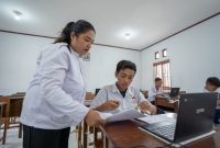 Ruang Kelas SMP Loji Permai. (Istimewa/Rakyatmu)