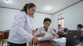 Ruang Kelas SMP Loji Permai. (Istimewa/Rakyatmu)