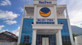 Kantor DPW Partai NasDem Provinsi Maluku Utara. (Rakyatmu)