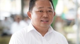 Ketua Panitia Sarasehan Istri Wali Kota se-Indonesia, Rizal Marsaoly. (Ko Edo for Rakyatmu)