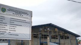 Pekerjaan Pembangunan Pasar Makdahi. (Rakyatmu)