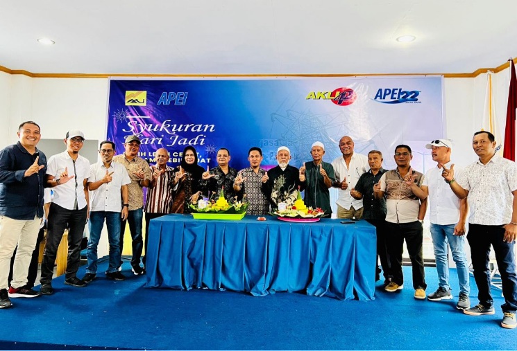 Pengurus DPD AKLI Maluku Utara. (Rakyatmu)