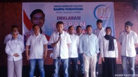 Rampai Nusantara Maluku Utara Deklarasi Gibran Rakabuming Raka Sebagai Wapres di Pemilu 2024. (Rakyatmu)