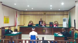 Sidang Keempat Dugaan Kasus Pemalsuan Dokumen Bacaleg. (Rakyatmu)