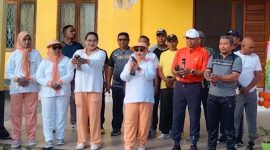 DWP Kabupaten Pulau Taliabu menggelar Pencanangan yang Ditandai dengan Pelepasan Burung Merpati. (Rakyatmu)