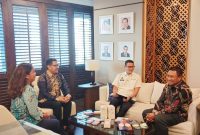 Panitia FTW dan Menparekraf Berdiskusi terkait Jelang Pembukaan FTW. (Rakyatmu)