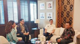 Panitia FTW dan Menparekraf Berdiskusi terkait Jelang Pembukaan FTW. (Rakyatmu)