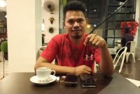 Ketua Bidang Advokasi Tindak Pidana Korupsi Presidium LMND Maluku Utara, Andhika Syahputra. (Rakyatmu)