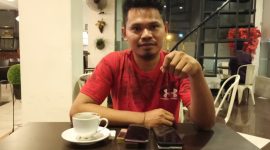 Ketua Bidang Advokasi Tindak Pidana Korupsi Presidium LMND Maluku Utara, Andhika Syahputra. (Rakyatmu)