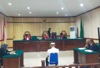 Sidang Keenam di Pengadilan Negeri Soasio Tidore. (Rakyatmu)
