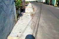 Proyek Penutup Parit Kelurahan Mangga Dua. (Rakyatmu)