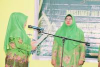 Domini Lajawara Dilantik Sebagai Ketua Pimpinan Cabang Muslimat Nahdlatul Ulama Kabupaten Pulau Taliabu. (Rakyatmu)