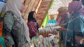 Abon Sayur Lilin di Lomba Stand UP2K HKG PKK Ke-51. (Rakyatmu)