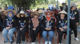 Kebersamaan Ketua TP-PKK Kabupaten dan Kota, Provinsi Maluku Utara. (Ongky/Rakyatmu)