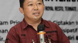 Kepala Bappelitbangda Kota Ternate, Rizal Marsaoly. (Ko Edo)