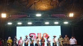 Pembukaan FTW 2023 Ditandai dengan Pemukulan dolo-dolo atau Kentongan Bambu. (Rakyatmu)