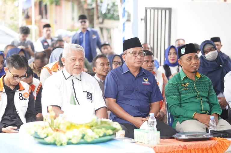 Silaturahmi Partai Koalisi Perubahan di Kota Ternate. (Rakyatmu)