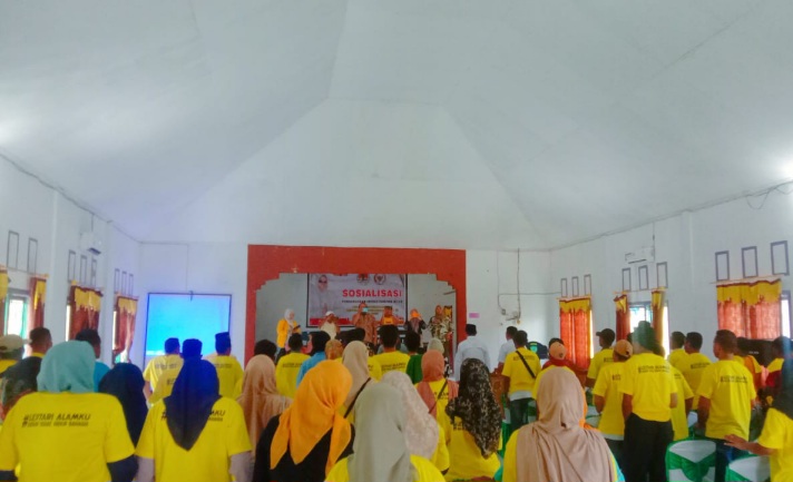 Sosialisasi Pembangunan Infrastruktur Hijau. (Rakyatmu)