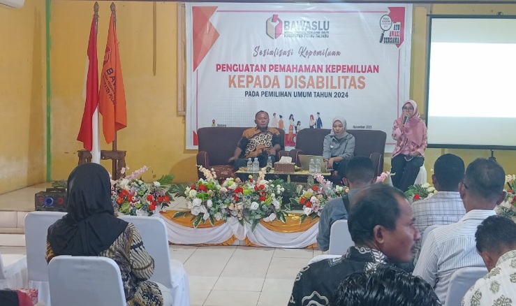 Sosialisasi Pemahaman Kepemiluan Kepada Difabel. (Rakyatmu)