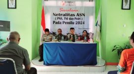Sosialisasi Netralitas ASN dan TNI-Polri pada Pemilu 2024. (Rakyatmu)