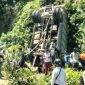 Mobil Truk Menabrak Tebing Desa Fidi Jaya, Kabupaten Halmahera Tengah. (Alwan for Rakyatmu)