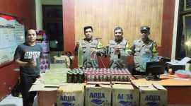 Barang Bukti Yang Dimankan di Kapal KMP Dalente Woba. (Rakyatmu)