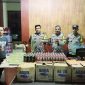 Barang Bukti Yang Dimankan di Kapal KMP Dalente Woba. (Rakyatmu)