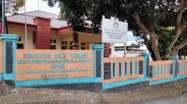 Nampak Kantor BPBD Kota Ternate Tanpa Pegawai Saat Jam Kerja. (Rakyatmu)