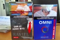 Rokok Ilegal Gunakan Pita Cukai Palsu Beredar di Daratan Pulau Halmahera. (Rakyatmu)