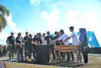 Launching HAJAT 773 di Pantai Falajawa, Kota Ternate. (Bucek for Rakyatmu)